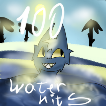 100 water hits
