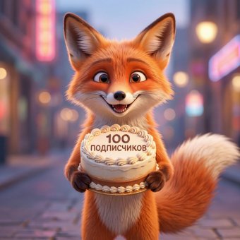 100 подписчиков