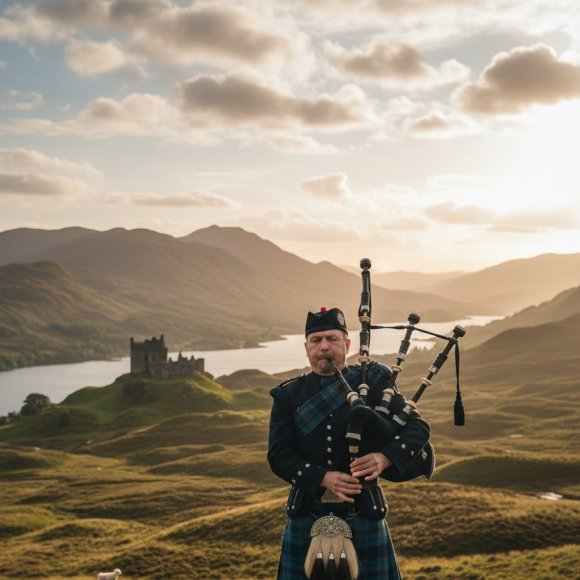 Андрей , Шотландская волынка