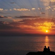 Боска. Садится солнце золотое