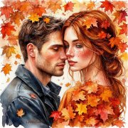 Женщина -Осень - фото