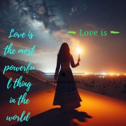 Love is - Love is the most powerful thing in the world