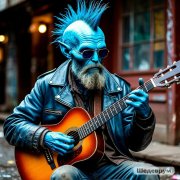 Тіхі час  -   Синий иномирянин