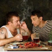 Борис Рыжий, На фоне стаканов