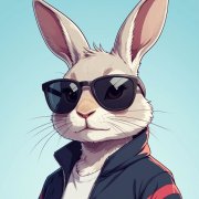 wise rabbit - morning coffee