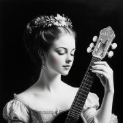 Montjoie - Этюд 73 для лютни (фугетта)