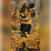 Мне тебя подарила осень