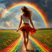 Ждущий Ангел-Пробегусь по радуге