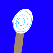 NEELIKIX CAT - Бело-голубой пломбир