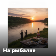 На рыбалке