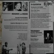 Анна Отрокова.Афиша моих выступлений в декабре 2002г во Франции.